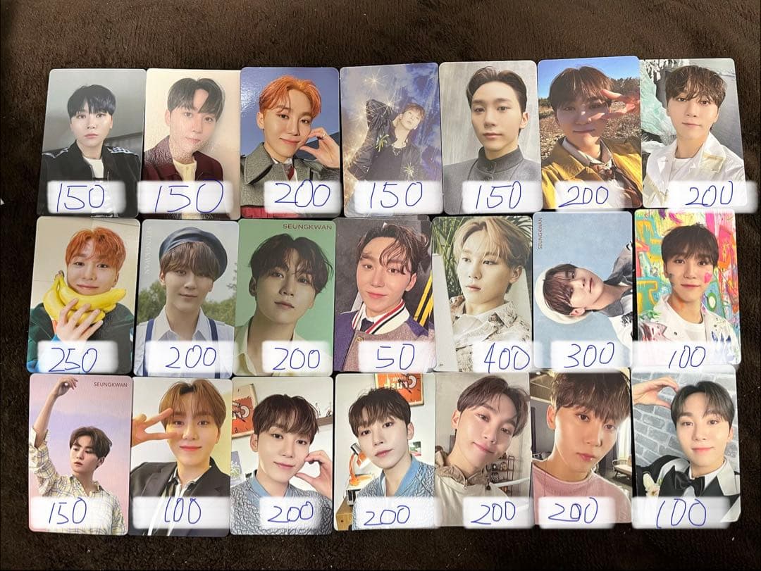 seventeen エスクプス　ジョンハン　ジョシュア　ウォヌ　ミンギュ　トレカ