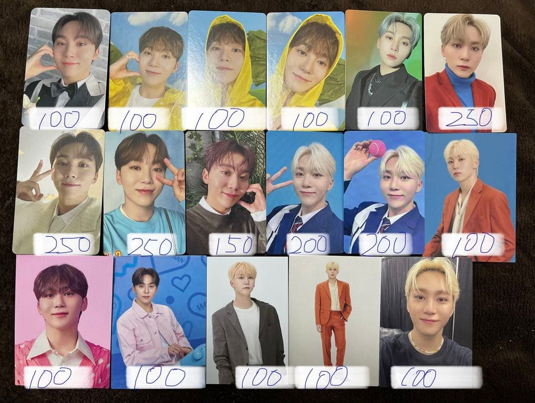 seventeen エスクプス　ジョンハン　ジョシュア　ウォヌ　ミンギュ　トレカ