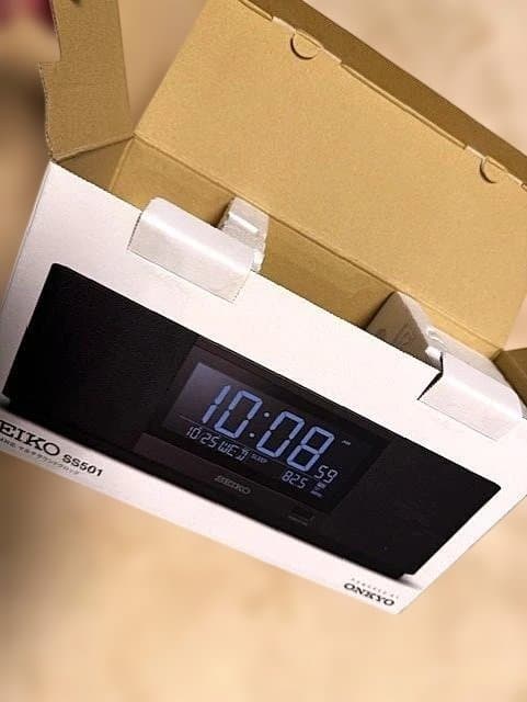 SEIKO セイコー ONKYO SS501K デジタルクロック スピーカー付