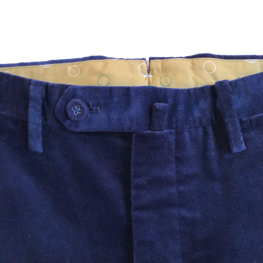 MACKINTOSH PHILOSOPHY ストレッチ ベロア スラックス