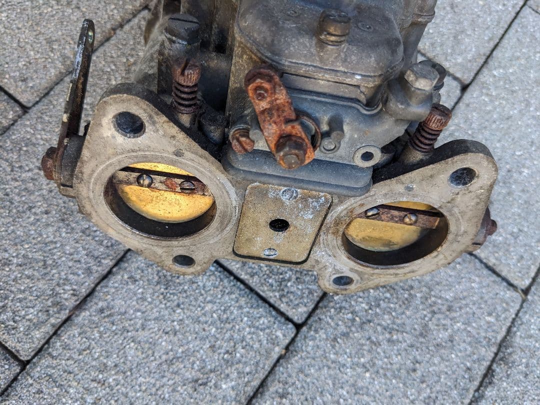 ウェーバーキャブレター４０Φ　ジャンク　旧車　当時物