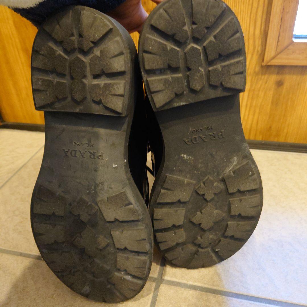 PRADA Diapason 23AW　オペークブラッシュドレザーシューズ