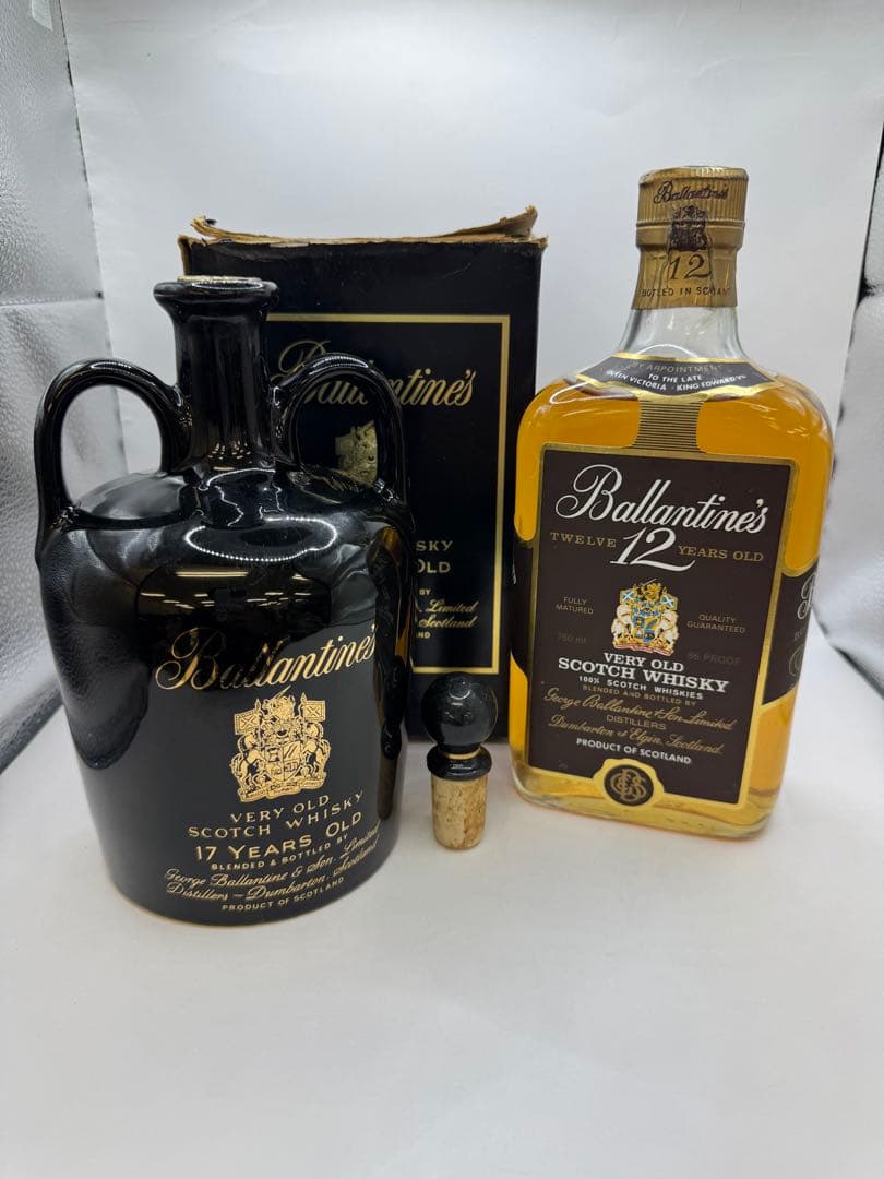 Ballantines バランタイン ウイスキー 12年 17年　2本セット