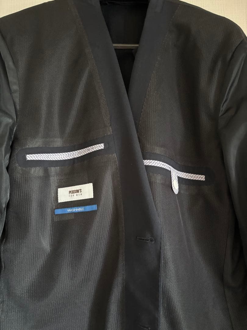 【美品】青山スーツセット1＋2 濃紺　AB7 180 卒業式・就活・就職に！