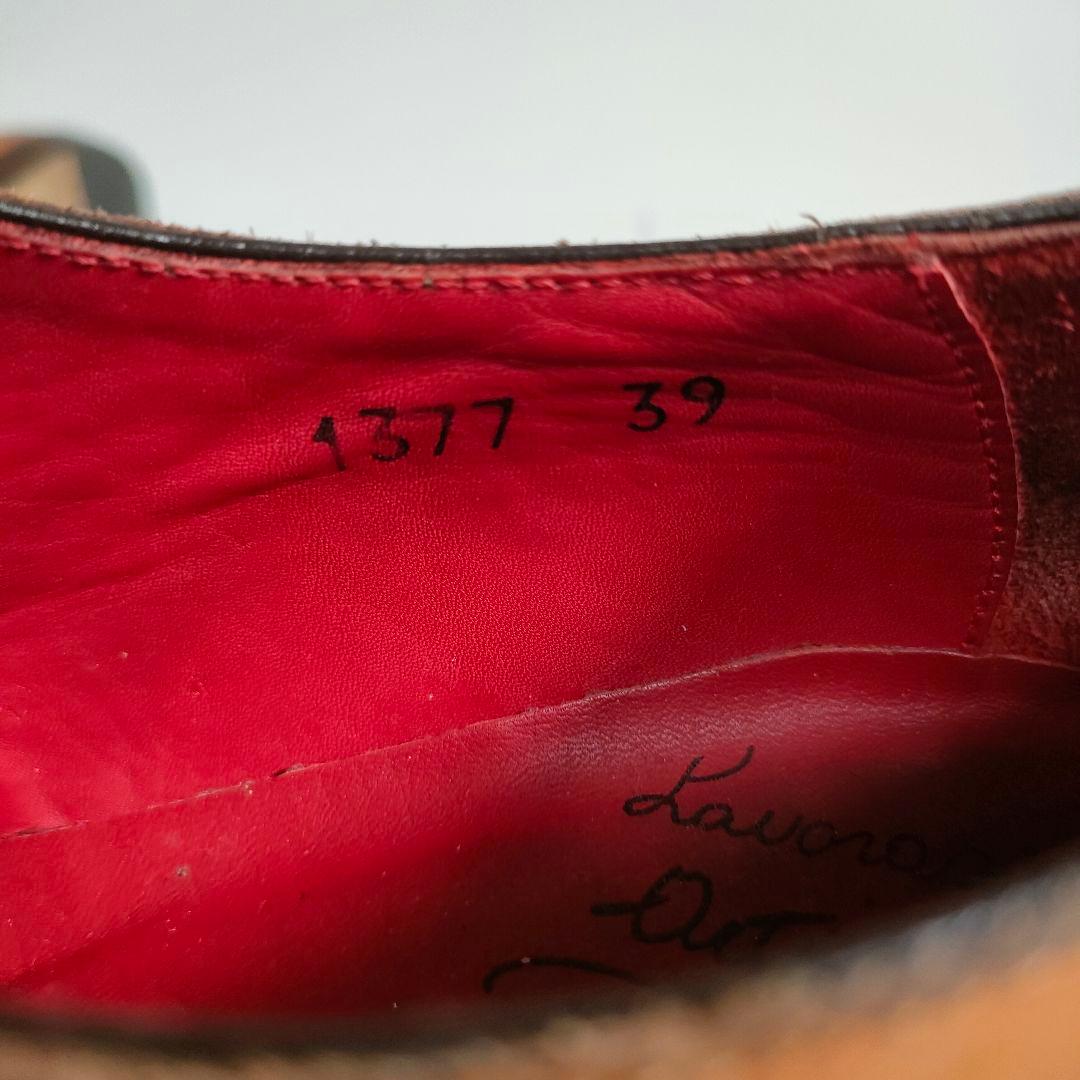 Dafino モンクストラップ 39 茶 イタリア製 ダフィーノ