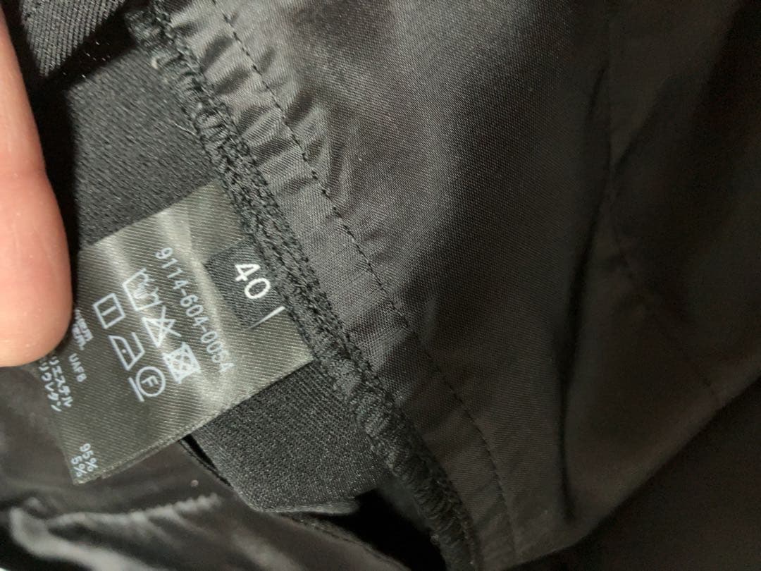 完売品　MARW UNITED ARROWS ツイルフレアパンツ　ブラック40