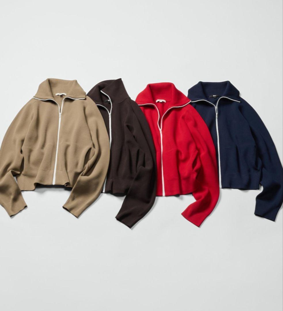 サイズXXL　UNIQLO　ミラノフルジップカーディガン