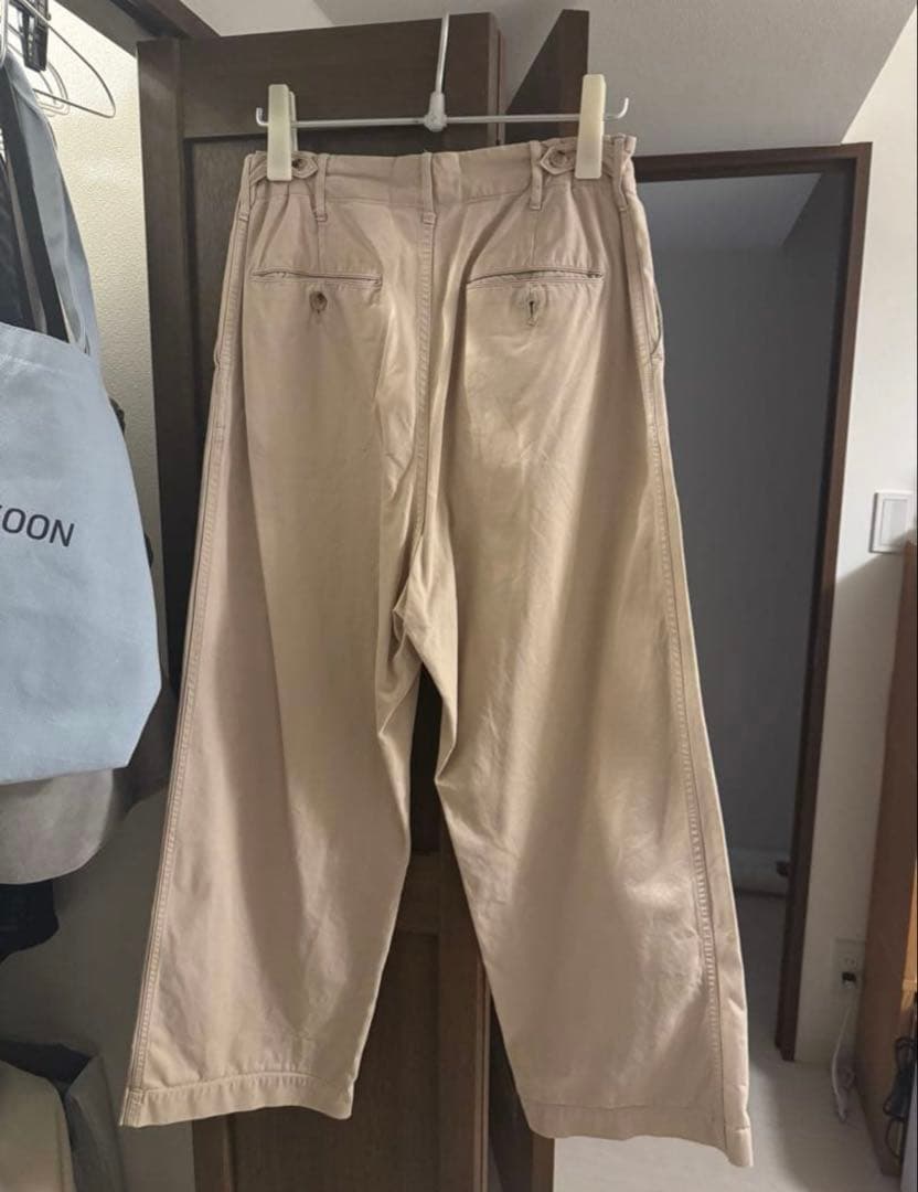 AURALEE WIDE PANTS オーラリー チノパンサイズ3