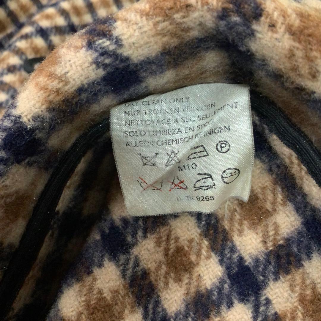 Aquascutum アクアスキュータム ダッフルコート42ネイビー英国製ウール