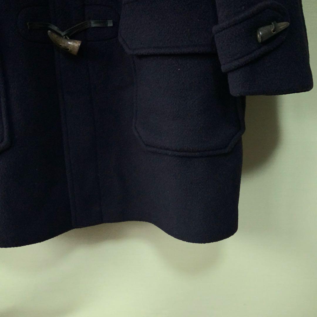 Aquascutum アクアスキュータム ダッフルコート42ネイビー英国製ウール