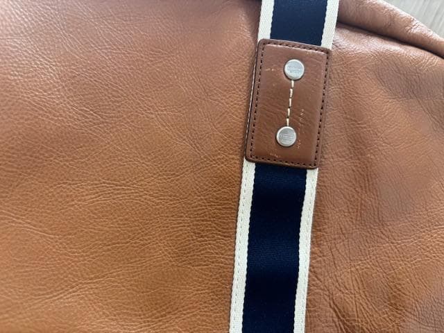 COACH コーチ F70561 ボストンバッグ レザー ブラウン×ネイビー