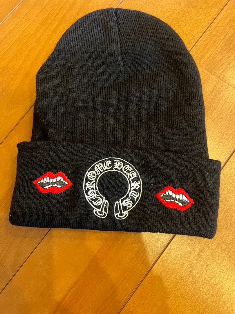 CHROME HEARTS 黒 ニット帽・ビーニー
