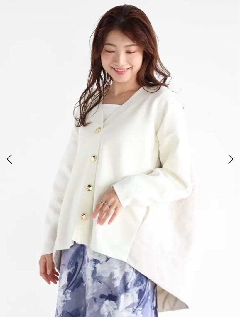 新品未使用タグ付き　vin 異素材ドッキングニットジャケット