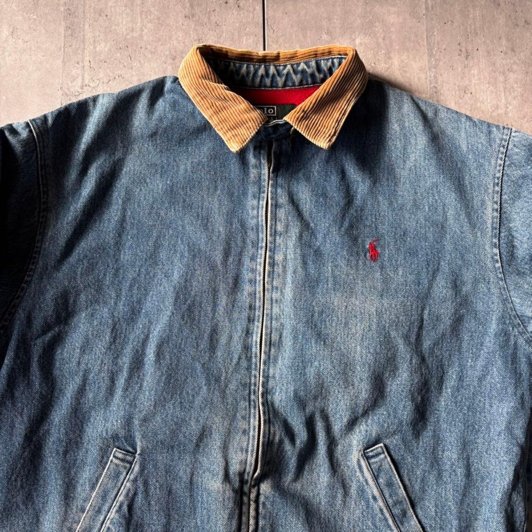 90's Polo Ralph Lauren 　デニム　スイングトップ