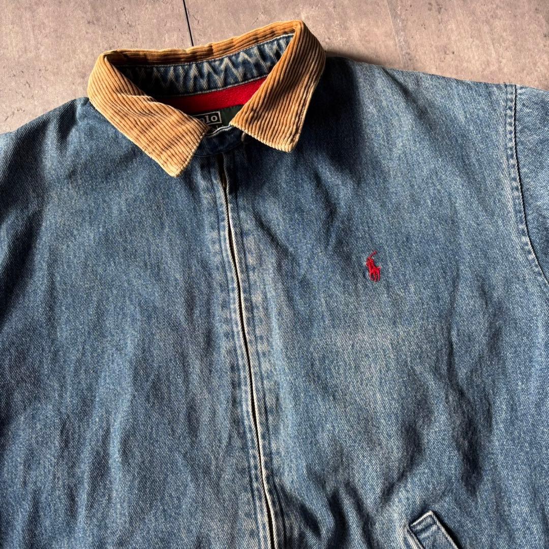 90's Polo Ralph Lauren 　デニム　スイングトップ