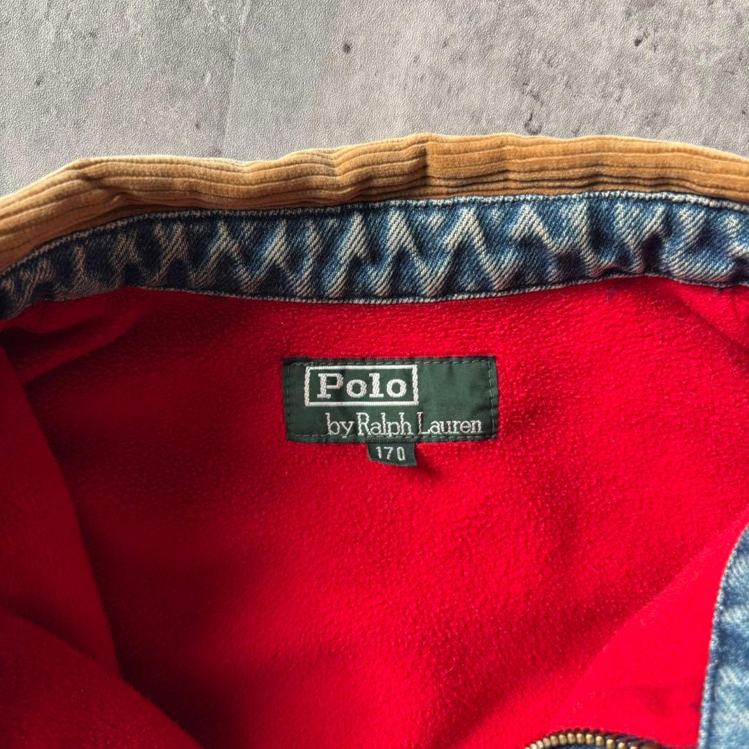 90's Polo Ralph Lauren 　デニム　スイングトップ