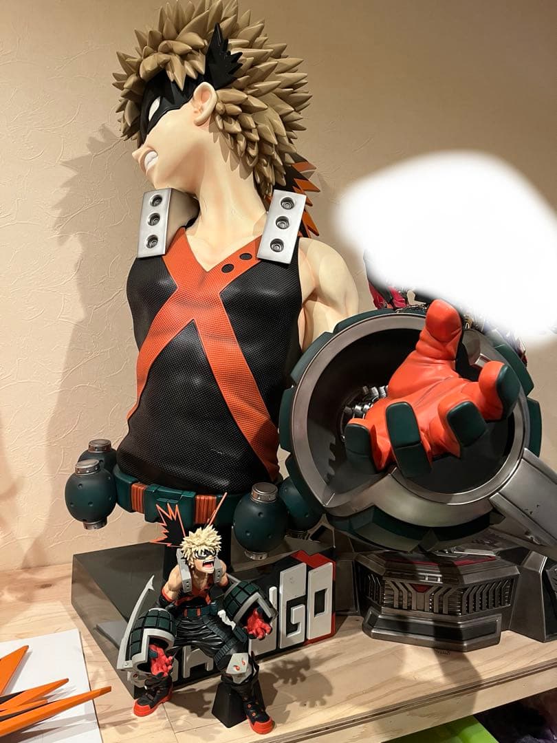 fHrH 　爆豪勝己 1/1スケール 胸像フィギュア　スタチュー　等身大