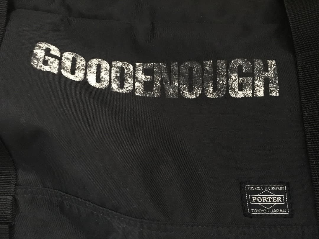 GOODEENOUGH ブラック ドラムバッグ