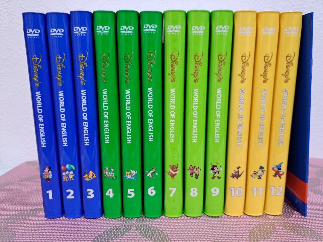 DWE ディズニー英語 DVDセット 全12巻 ストレートプレイ