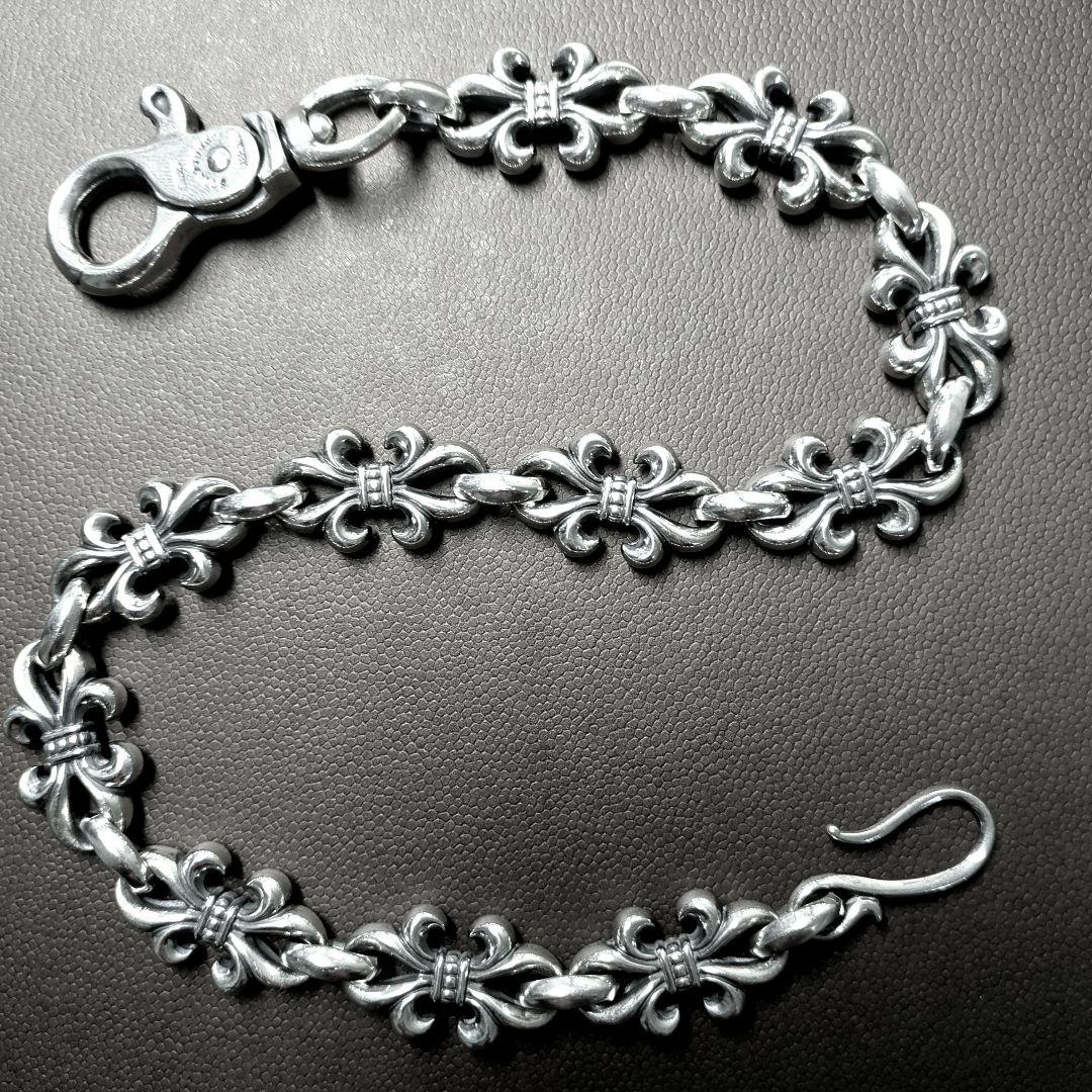 シンズスカルプチャー　オープンリリーウォレットチェーン　シルバー925