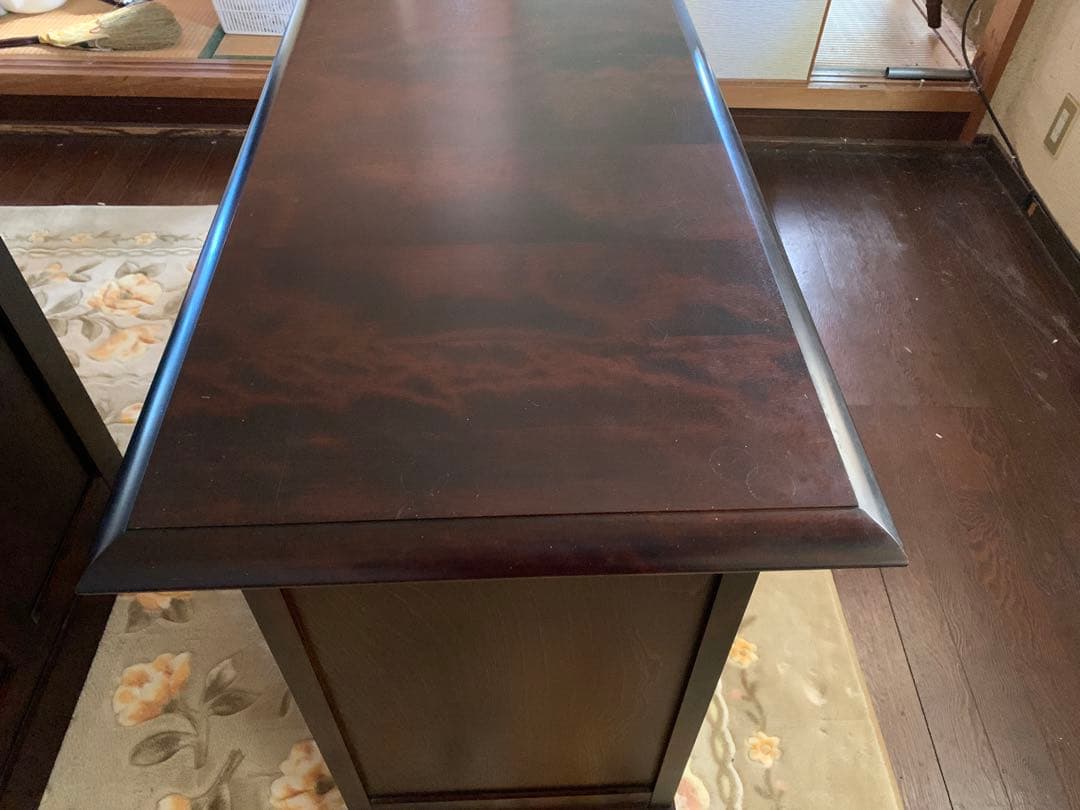 【2月6日まで】北海道民芸家具 袖机　脇机