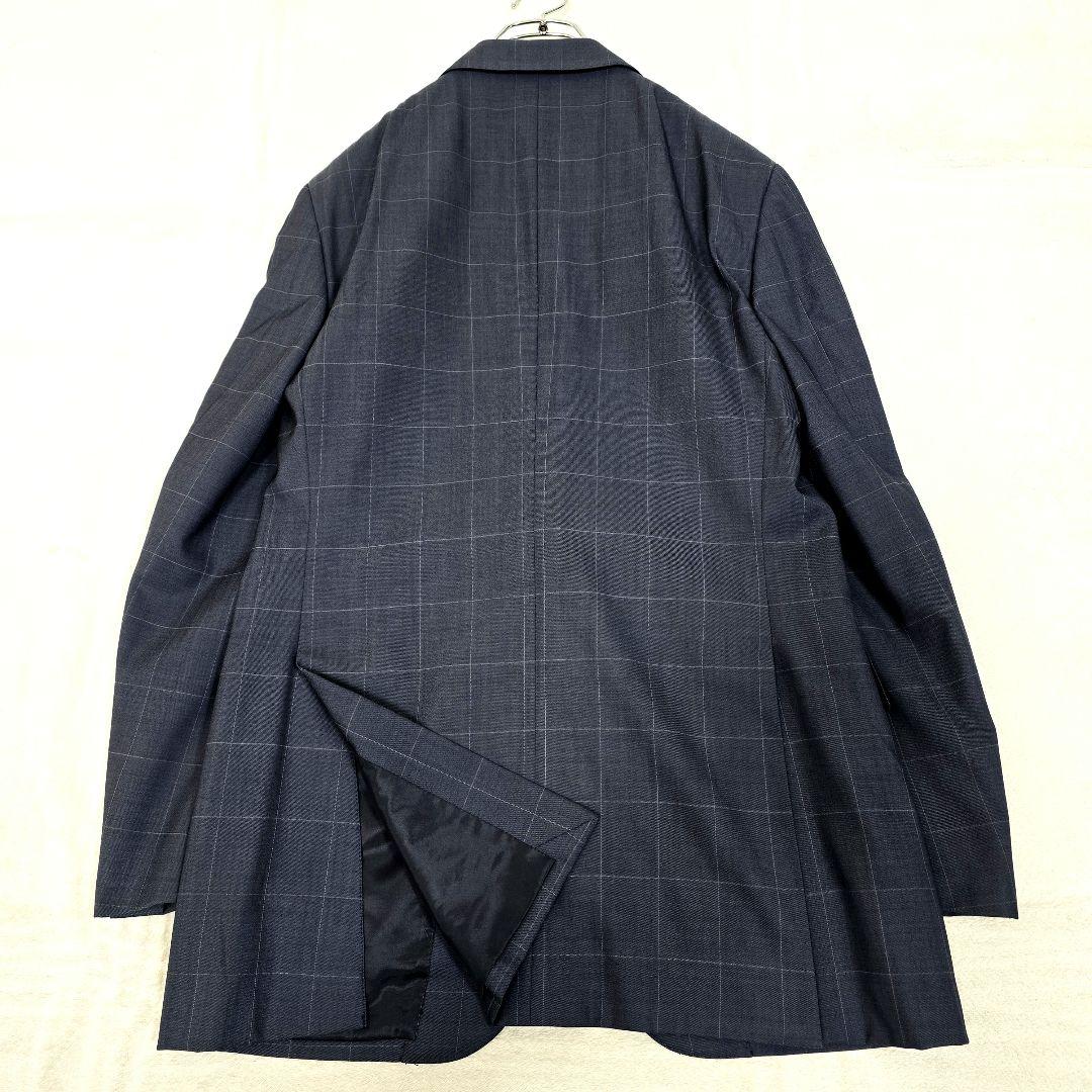 グリーンレーベルリラクシング シルク セットアップスーツ ペンチェック 48