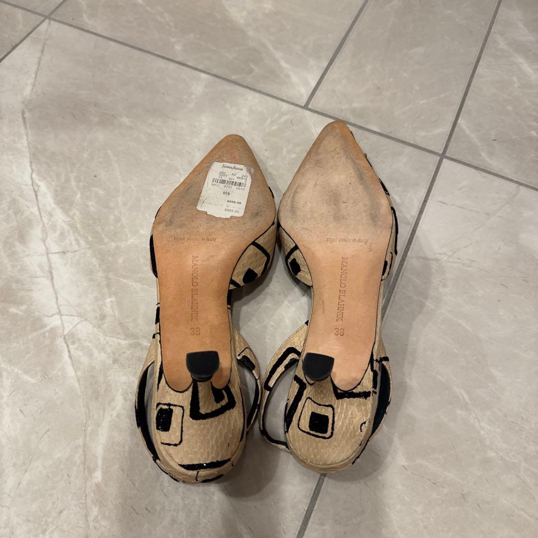 ■未使用品■MANOLO BLAHNIK マノロブラニク サイズ38