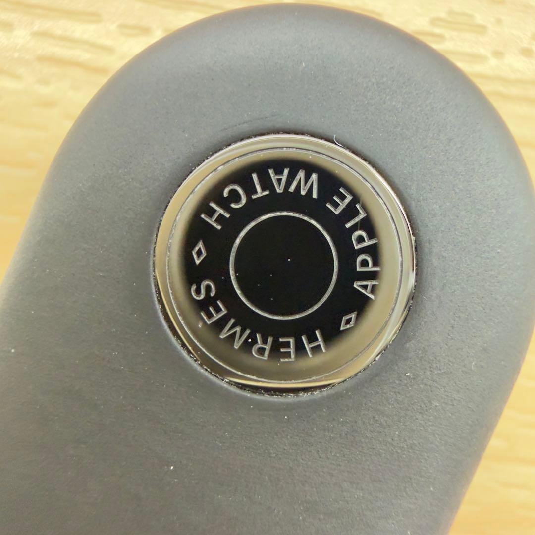 138 Apple Watch エルメス　ブラック　ラバー　スポーツバンド