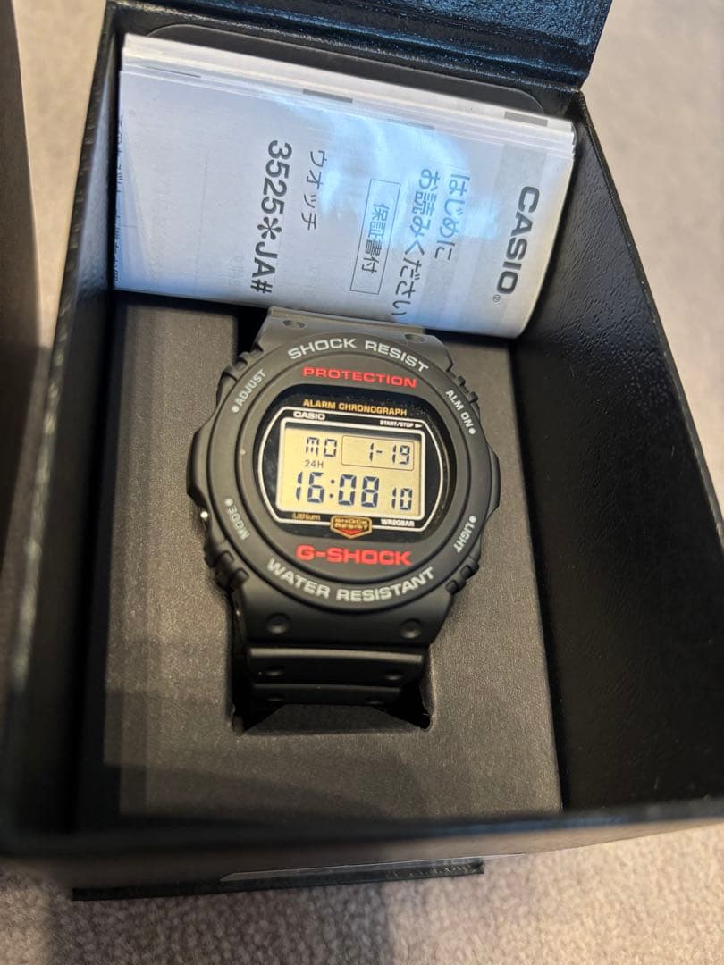 (新品未使用) G-SHOCK DW-5750UE-1 JF ブラック