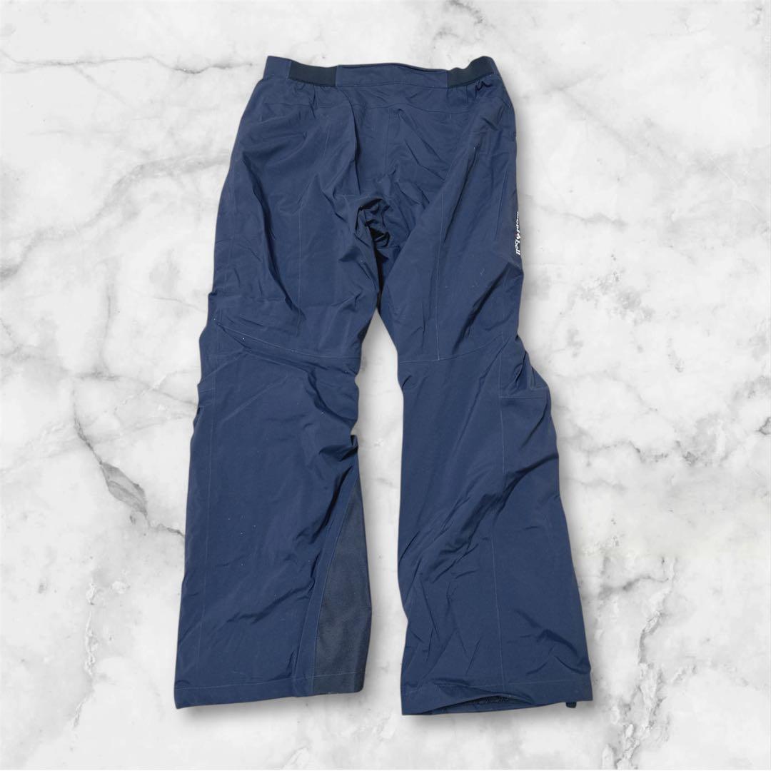 montbell xlサイズ オレンジジャケット ネイビー パンツセット