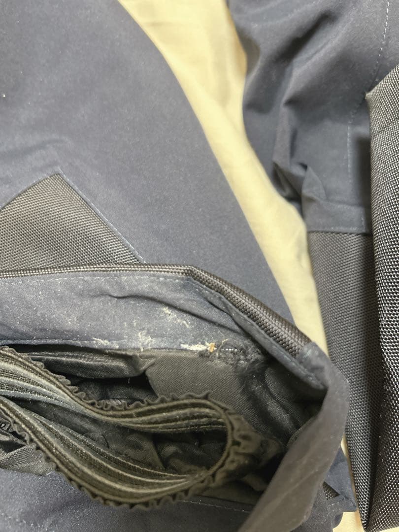 montbell xlサイズ オレンジジャケット ネイビー パンツセット