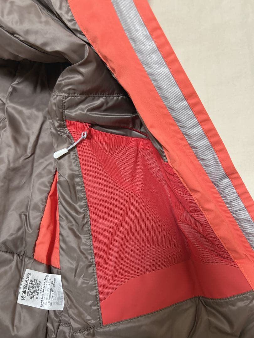 montbell xlサイズ オレンジジャケット ネイビー パンツセット