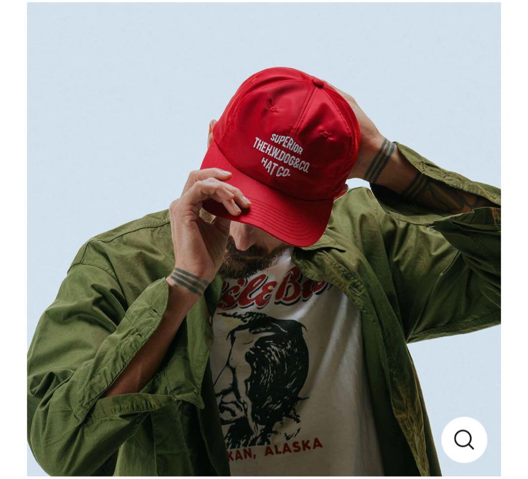 H.W. DOG&CO. ベージュキャップ ONE SIZE