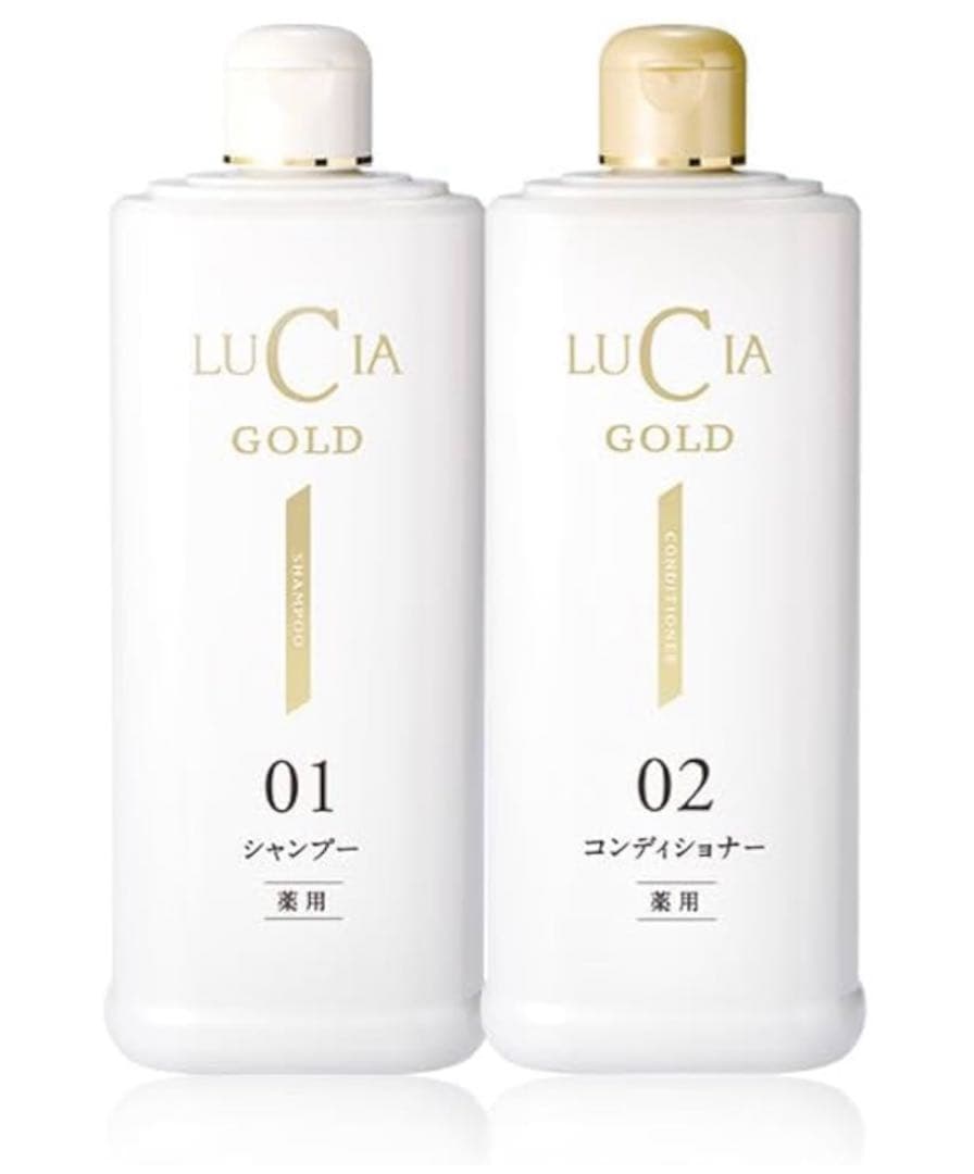 ライ　LUCIAGOLD 薬用シャンプー&コンディショナーセット