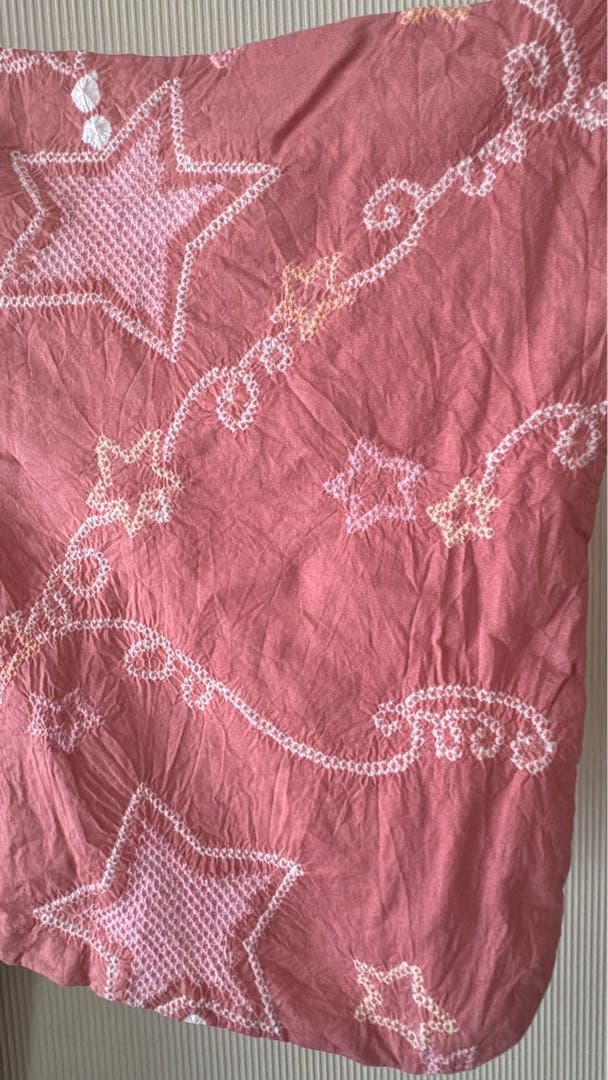 有松鳴海絞り浴衣　有松絞り浴衣　絞り　裄67