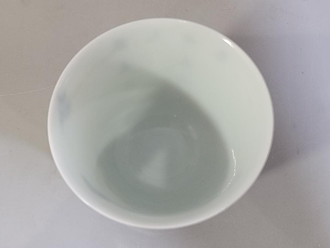 中国 青花花鳥 碗 盃 DT447