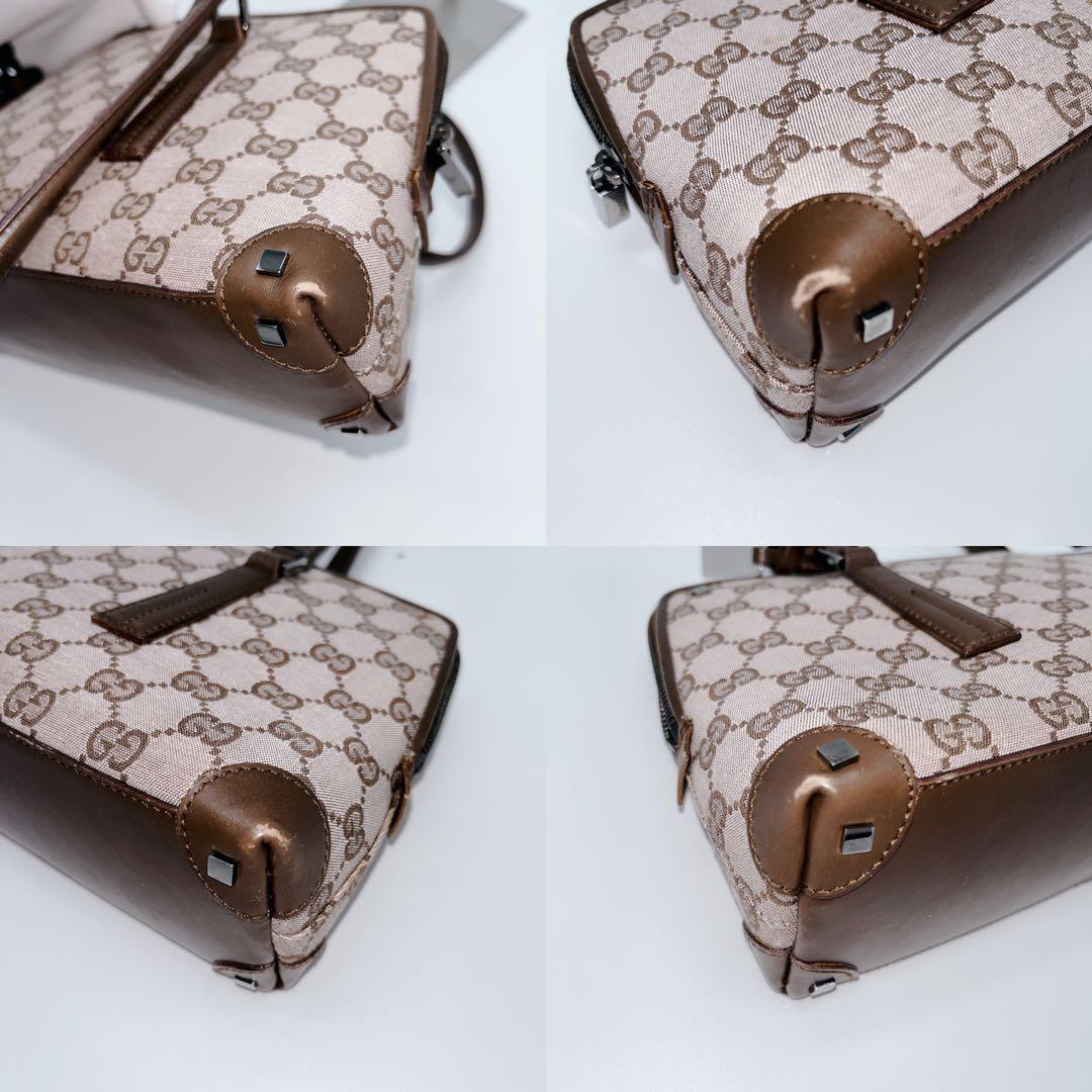 GUCCI グッチ　ハンドバック　001 4283 GG柄 GGキャンバス　肩掛