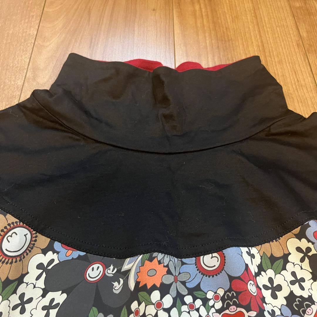 OLLEBOREBLA アルベロベロ　ロングチュニック　花とぶたさんとスマイリー