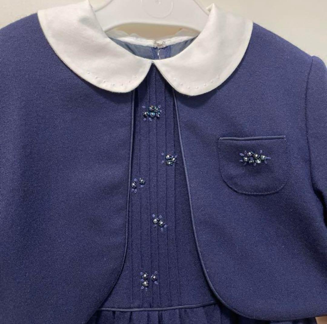 ら*ー様 ファミリア　フォーマル　セットアップ　120❤️入学式　卒園式