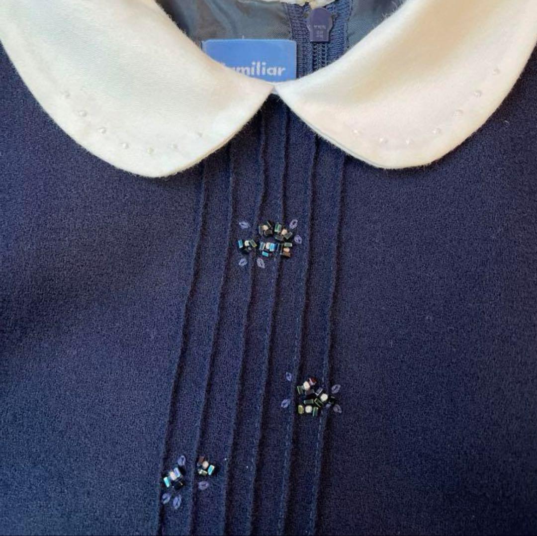 ら*ー様 ファミリア　フォーマル　セットアップ　120❤️入学式　卒園式