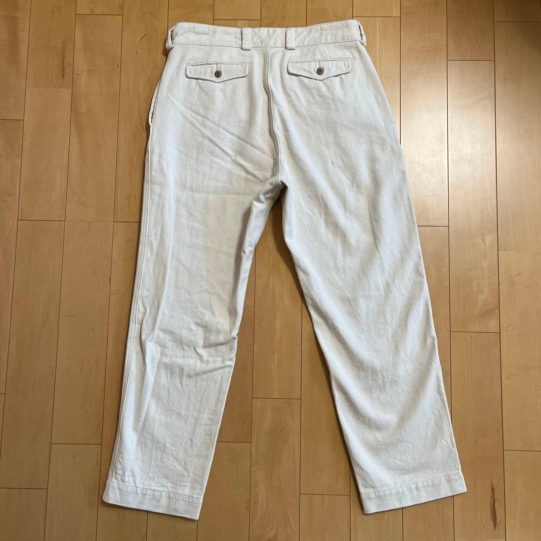 WAIPER.inc フランス軍 M-52 ヴィンテージツータックチノトラウザー