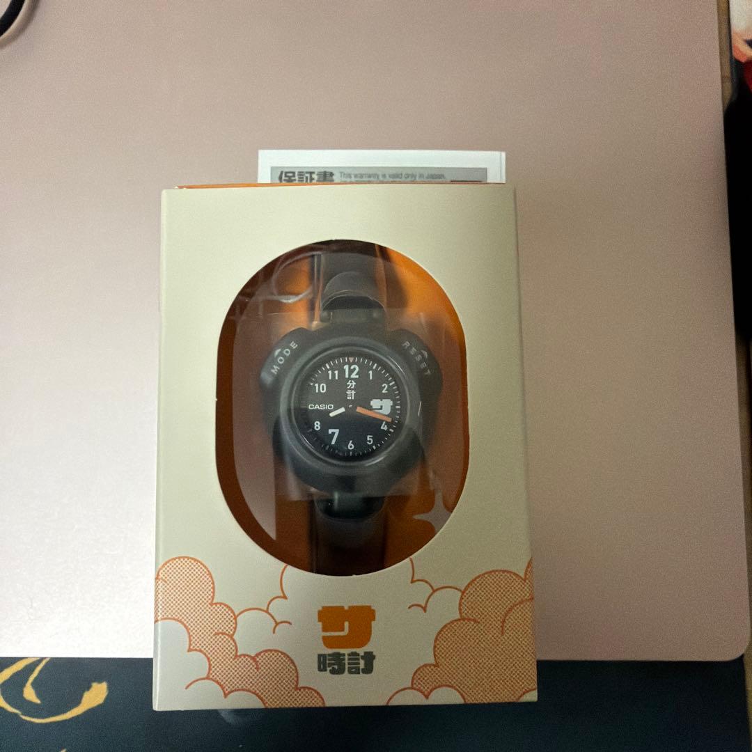 【新品未使用】CASIO サ時計 SAN-100H-1BJR ブラック サウナ