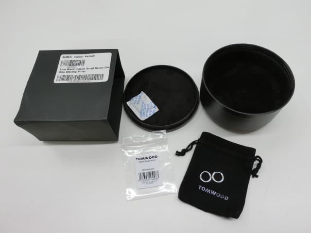 新品正規品【Tom Wood】Classic Hoops ピアス シルバー
