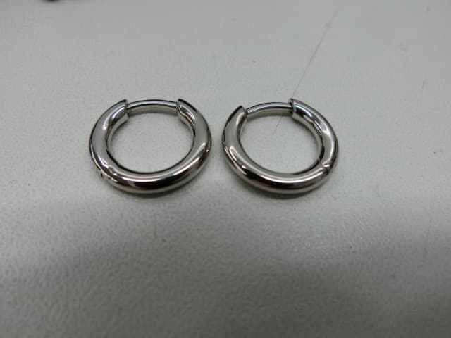 新品正規品【Tom Wood】Classic Hoops ピアス シルバー