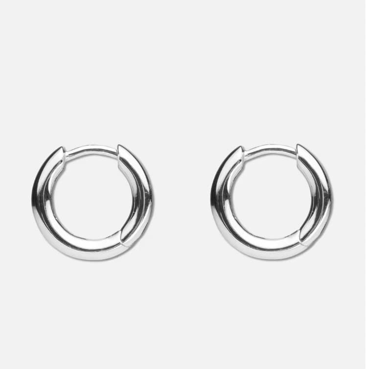 新品正規品【Tom Wood】Classic Hoops ピアス シルバー