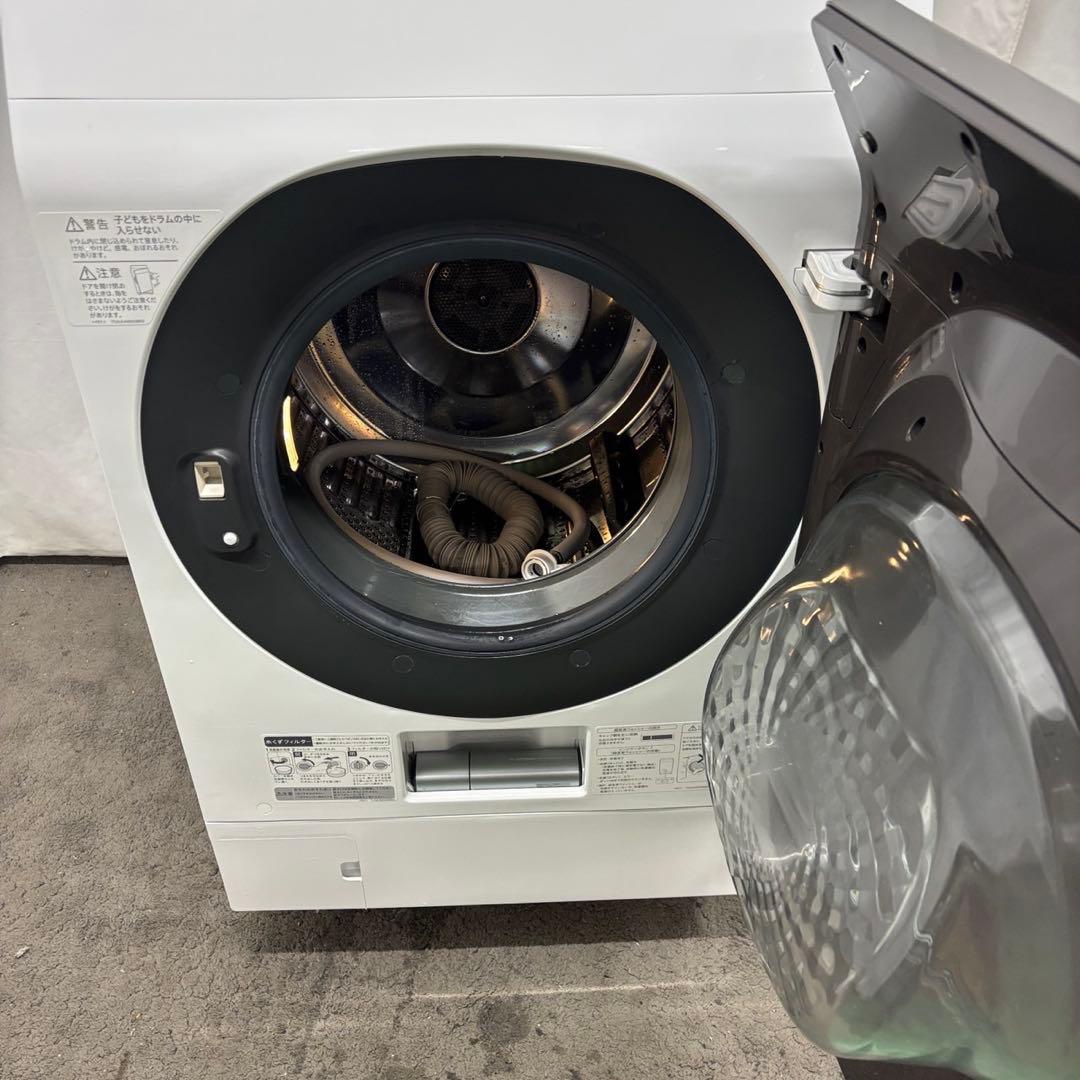 98　SHARP　ドラム式洗濯機　11キロ　乾燥　右開き　設置無料　中古　安い‼️