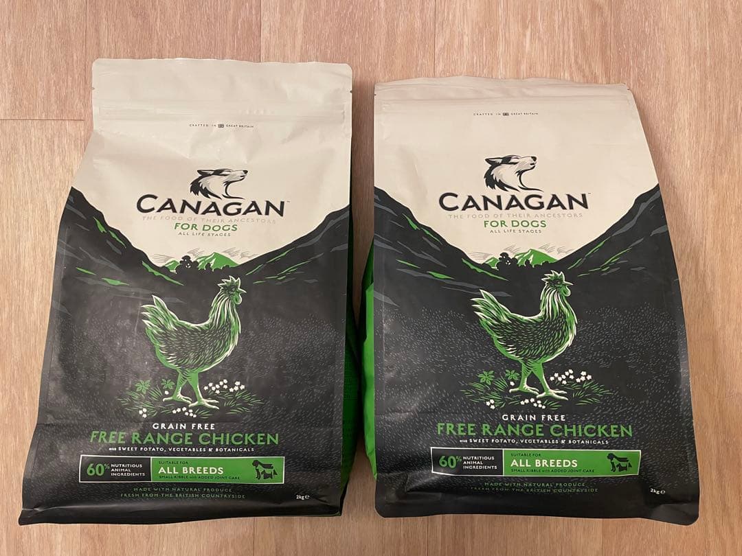 カナガン　ドッグフード　チキン　2kg 2袋