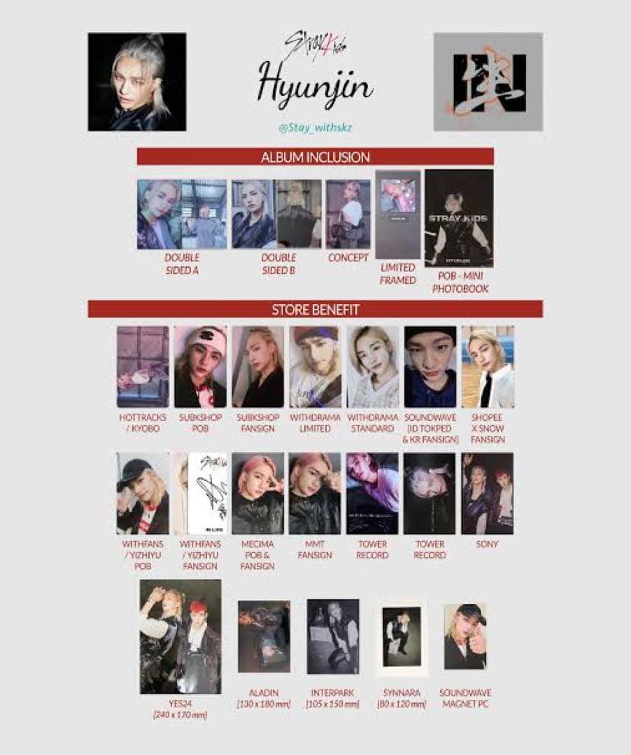 stray kids ヒョンジン IN生 トレカ MMT MECIMA 中華