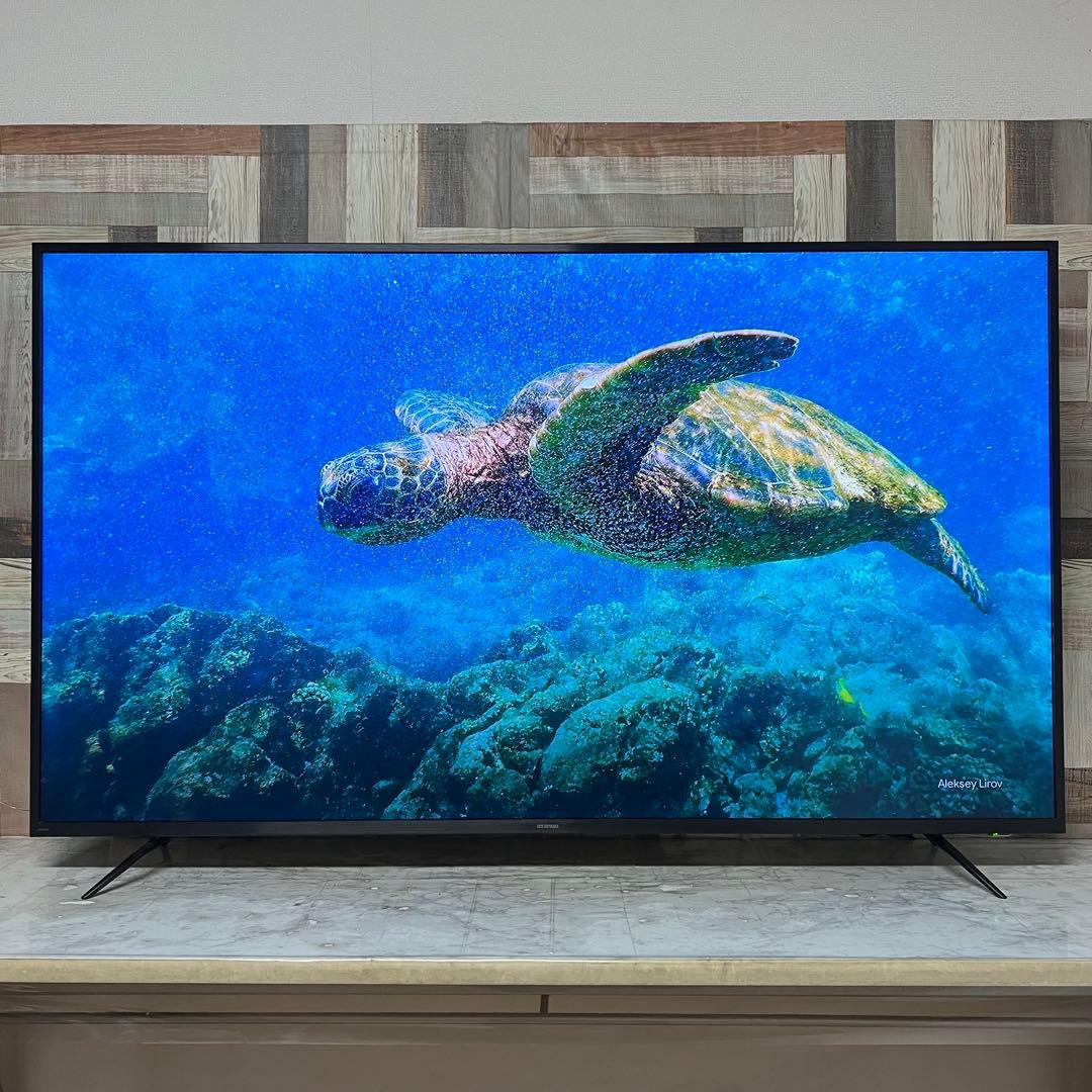 即日受渡❣️全国送料込3年前購入アイリスオーヤマ65型4Kチューナー内蔵液晶テレビ