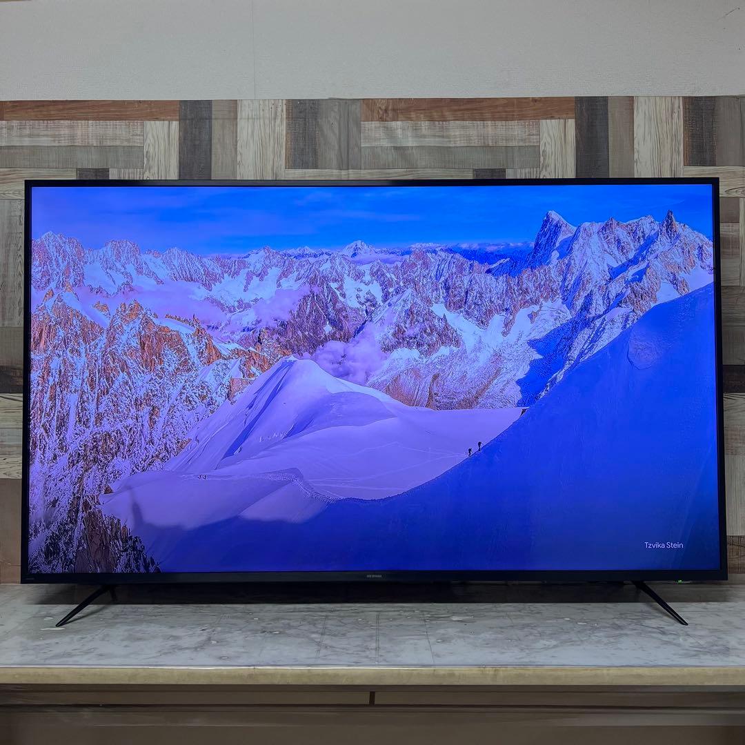 即日受渡❣️全国送料込3年前購入アイリスオーヤマ65型4Kチューナー内蔵液晶テレビ